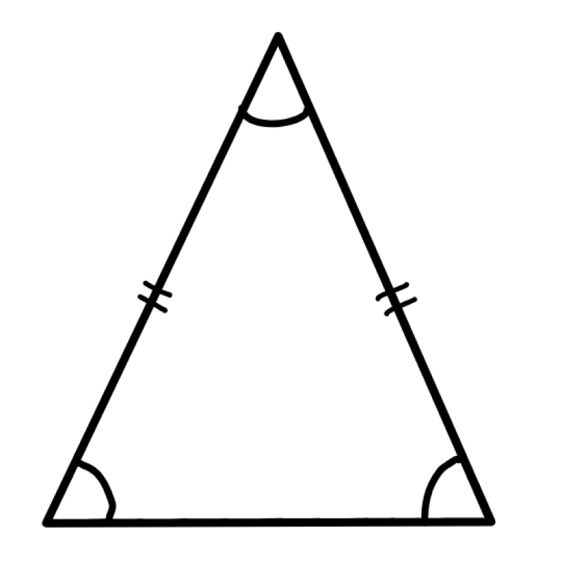 Isosceles Triangle Illustration