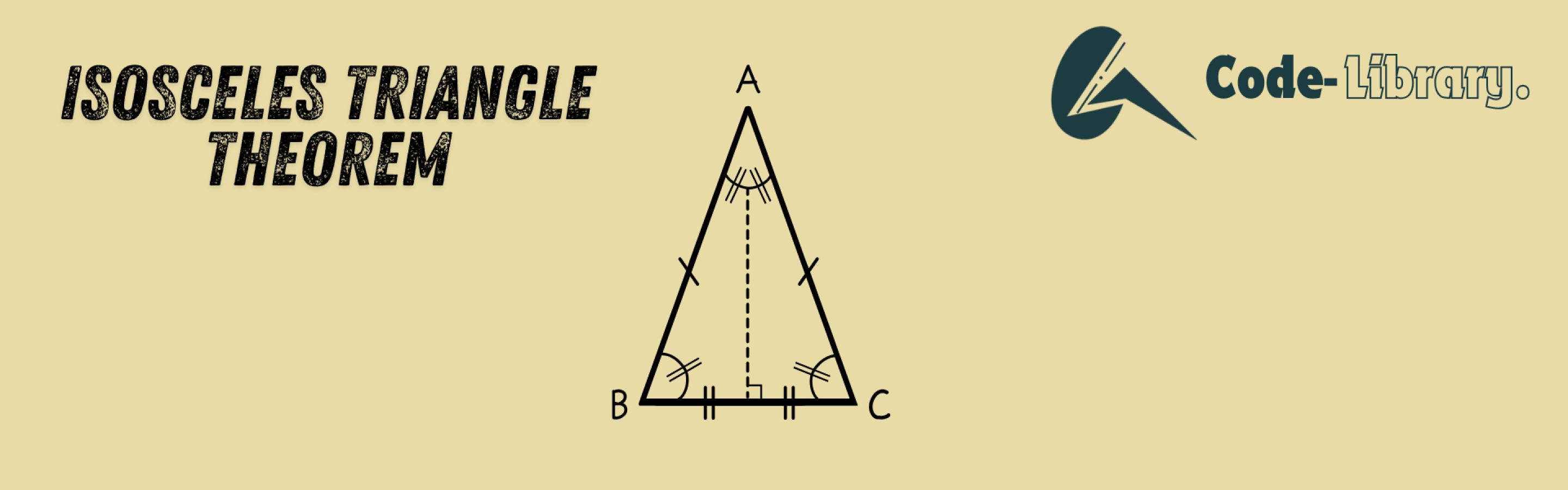 Isosceles triangle theorem image